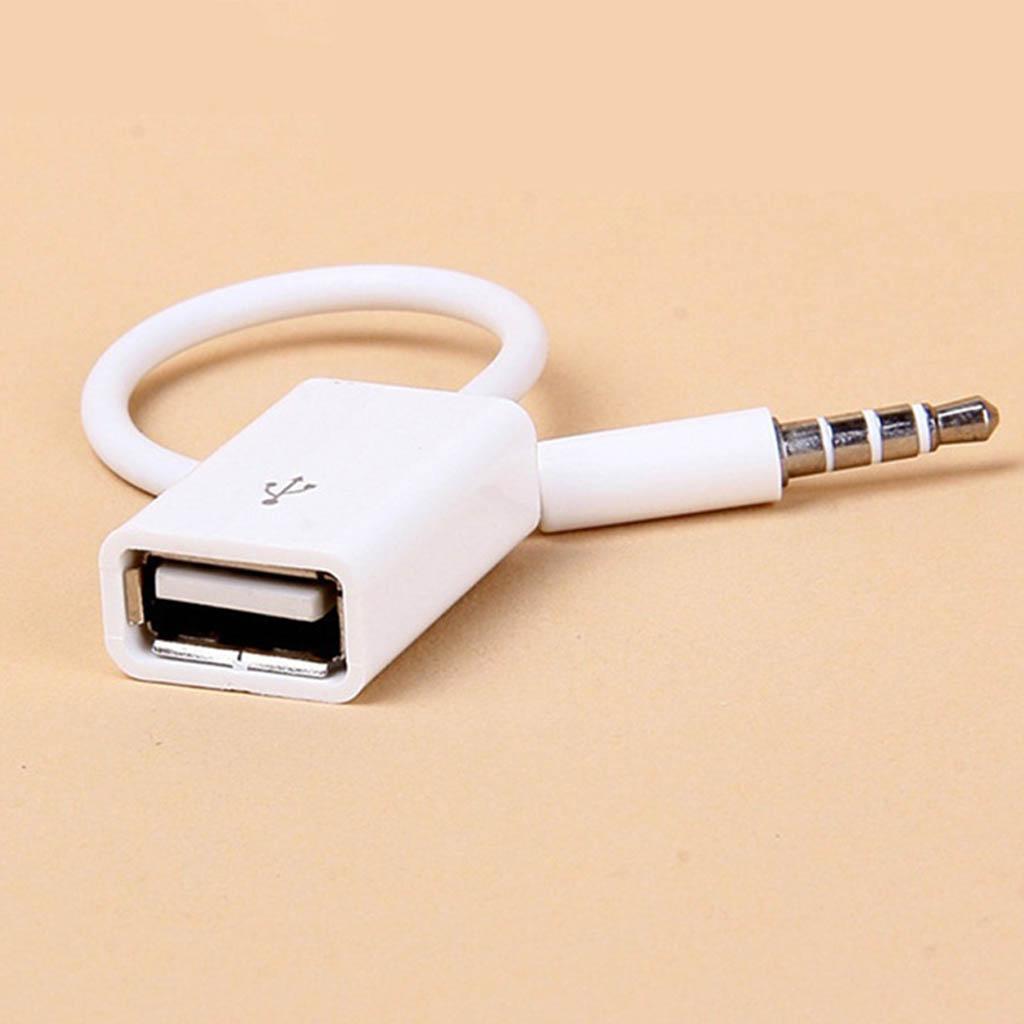 1 PC 2 Styles Charger Sync Data Transfer Cables for Car AUX Audio Plug Adapters