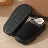 Cotton Slippers Women's Home Slippers Half Pack Thick Sole Anti Slip Lightweight Warm Super Thick Cotton Slippers Couple Home Cotton Shoes