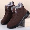 Winter snow boots men's velvet thickened men's shoes men's tide winter cotton shoes men's non-slip, wear-resistant and cold-proof
