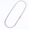 Collier Tennis Homme Haut de Gamme 4mm 5mm Zircon - Luxueux Accessoire Bijou Accentué de Diamants