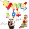 Stretchable Baby Car Seat Toys Plush Spiral Hanging Baby Toy  Educational Toy