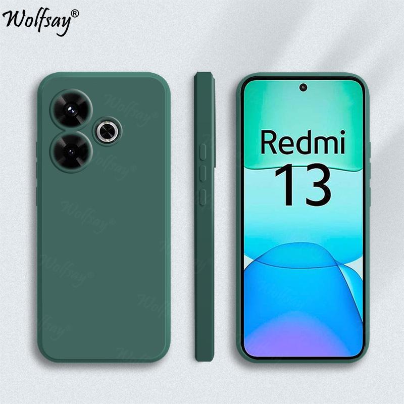 

Case For Xiaomi Redmi 13x Case Shockproof Soft Original Liquid Silicone Phone Case For Redmi 13x Cover For Redmi 13x 6.79 inch Redmi 13x