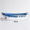 Nordic Vintage Wooden Boat Model Handmade Craft Ship Home Decor Living Room Table Centerpiece Creative Gift Room Decoration