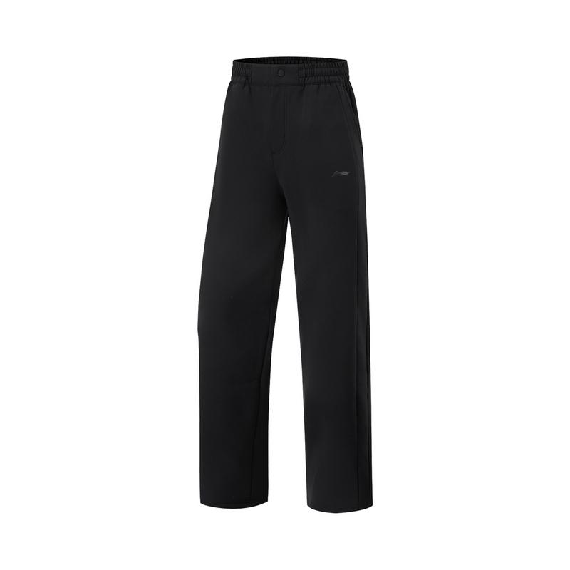 

Li Ning Sports Lifestyle Series Solid Color Simple Comfortable Versatile Casual Pants Women Bottoms Black AYKU926-1 L