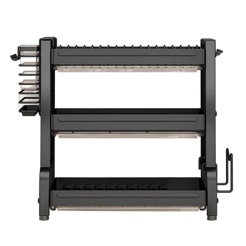 3-Tier Countertop Kitchen Dish Drying Rack