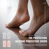 2pcs Soft Breathable Silicone With Holes Toe Protector Protects Toes from Scrapes and Bruises Suitable Night And Home Use