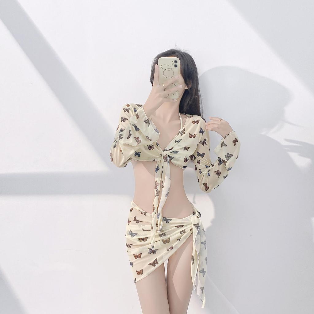 2025 High-End Sexy Butterfly Print Swimsuit for Women