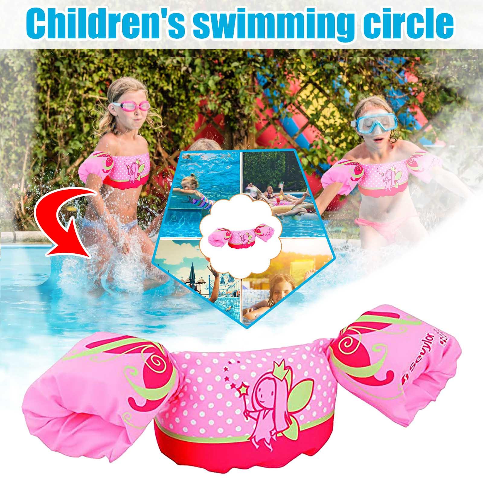 

Детский спасательный жилет Folulus, жилет для плавания с героями мультфильмов, спасательный жилет с пуговицами на спине One Size