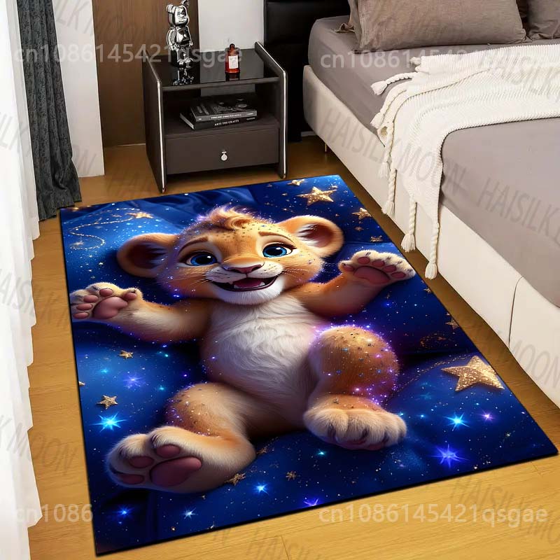 

Little Lion Pattern Carpet for Living Room Bedroom Sofa Creative Doormat Home Decor Area Rugged Non-slip Mat Fast Shipping 40x60cm