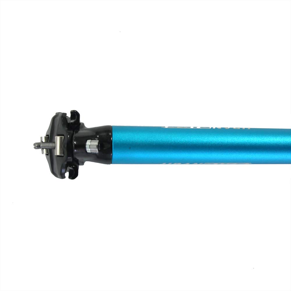 UPANBIKE Bike Seatpost Aluminum Alloy 400mm Length Bicycle Seatpost for Mountain Road BMX 27.2mm 30.9mm 31.6mm Bike, Bike, MTB, (27.2mm, Blue)