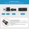 Direct Grinding Conversion Head For 100-type Angle Grinder Modified Adapter To Straight Chuck M10 Thread Abrasive Tools
