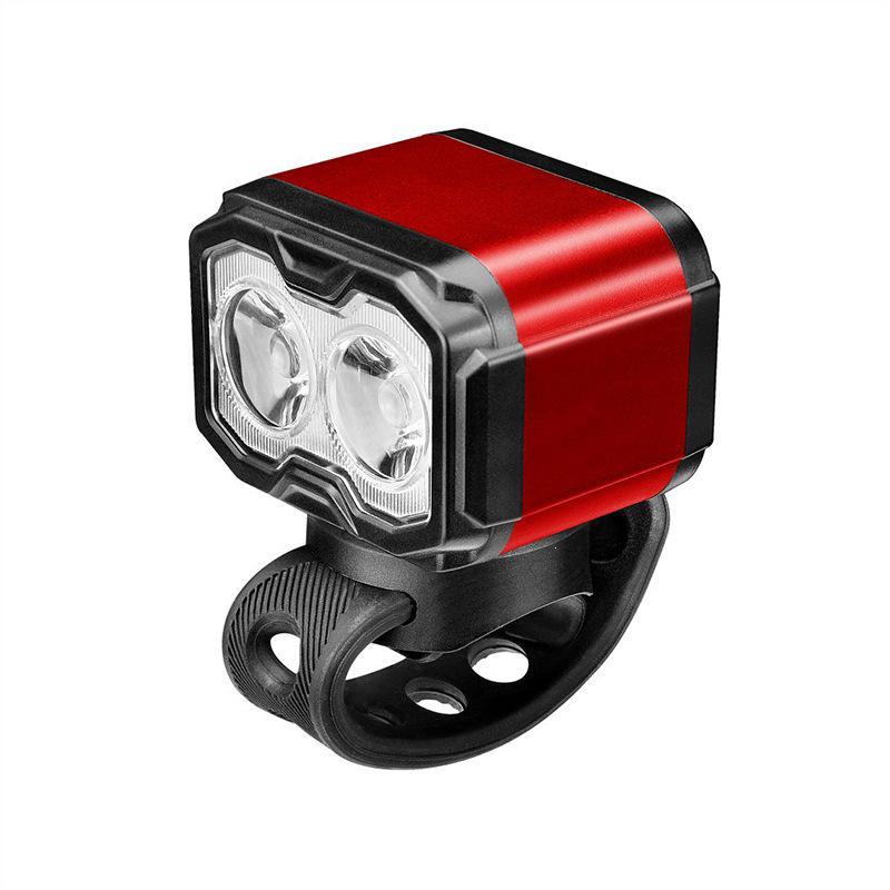 USB Rechargeable Bicycle Headlight with Digital Display, 900 Lumens, Quick Mount for Mountain and Road Bikes
