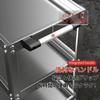 MISHIP Stainless Steel Tool Tool Wagon for 200kg Load 67cm Wide x 37cm Deep x 75cm with Swivel Casters and Brake Tool Dolly for Hair Salon Cart,
