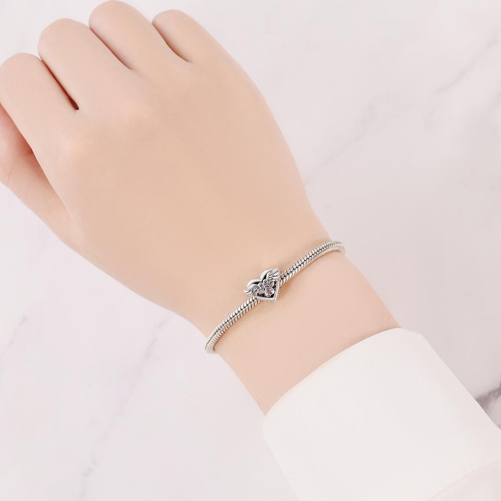 Copper Heart Shap Cute Claw Beads Fit Bracelets Decoration Diy Birthday Party Fine Gifts Jewelry Bracelet Accessory