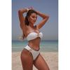 Sexy Two-pieces Bikini Set Padded Bather Bathing Suit Swim Bandeau Bikini Female Swimsuit Women Swimwear
