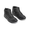 DECATHLON NH100 Round Toe Country Shock Absorption Abrasion Resistant Medium Top Hiking Shoes Men's Black Grey