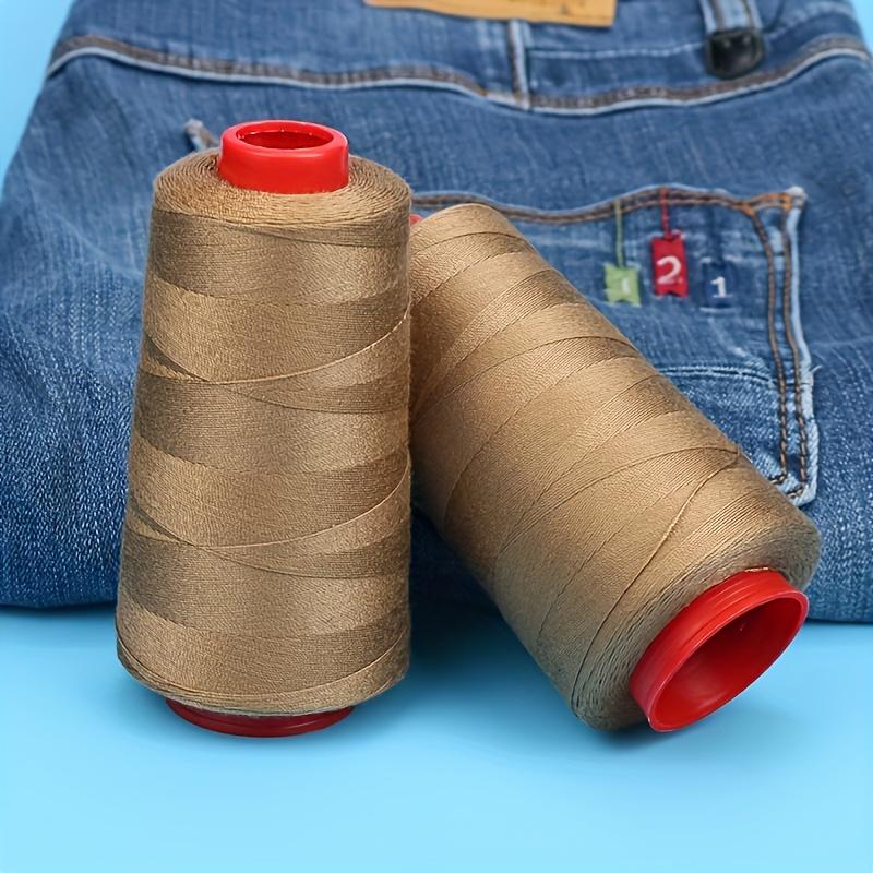 Denim Thread,203 Medium Weight Polyester Denim Thread,1000 Yards of Denim Thread for Home Sewing,Sewing Supplies,Sewing Thread
