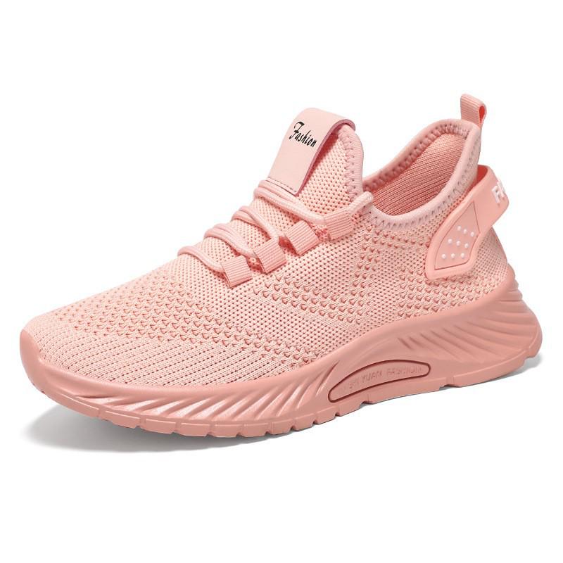 Plus Size Women's Breathable Casual Sneakers: Versatile Solid Color Running Shoes