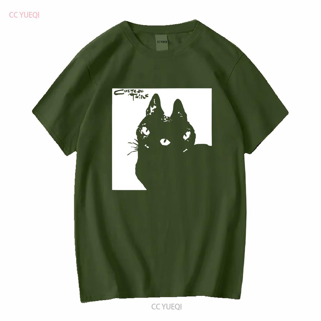 Cocteau Twins Cat Aesthetic Shirt Vintage 90s Rock Band Tee Concert Merch Long Or Short Sleeves Vintage Washed Fashion Stylish