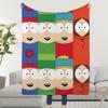 S-SOUTHS P-PARKS Coperta Plaid Super Accogliente Peluche Soggiorno CARTONE Animato Divano Divanetto Regali di Compleanno Infantili