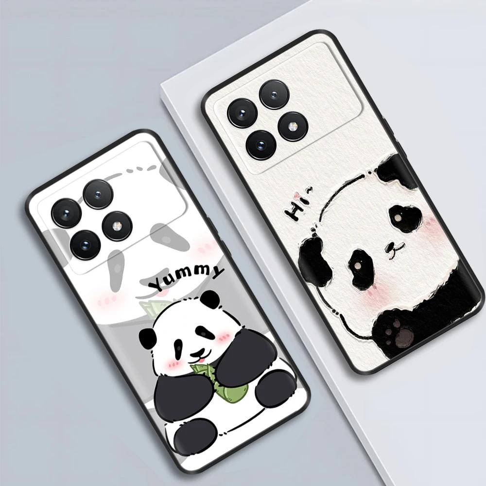 For Xiaomi Poco F6 Pro Case Cover For Xiaomi Poco F6 Pro 5G Phone Cover Cool Sweet Soft Smooth Liquid Silicone Fundas Shells
