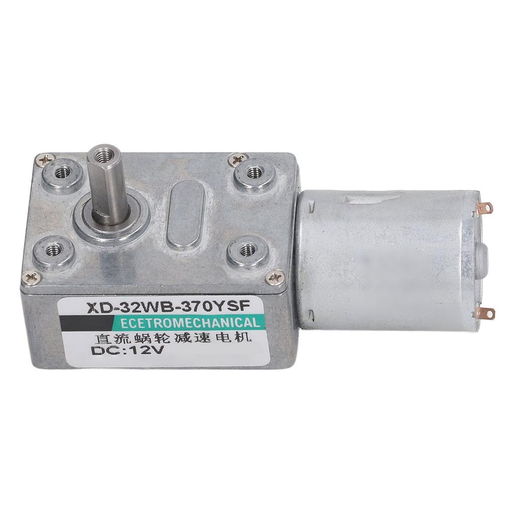 DC Převodový motor CW CCW Samosvorný Regulace otáček Mikro Turbína Šnekový převodový motor 12V