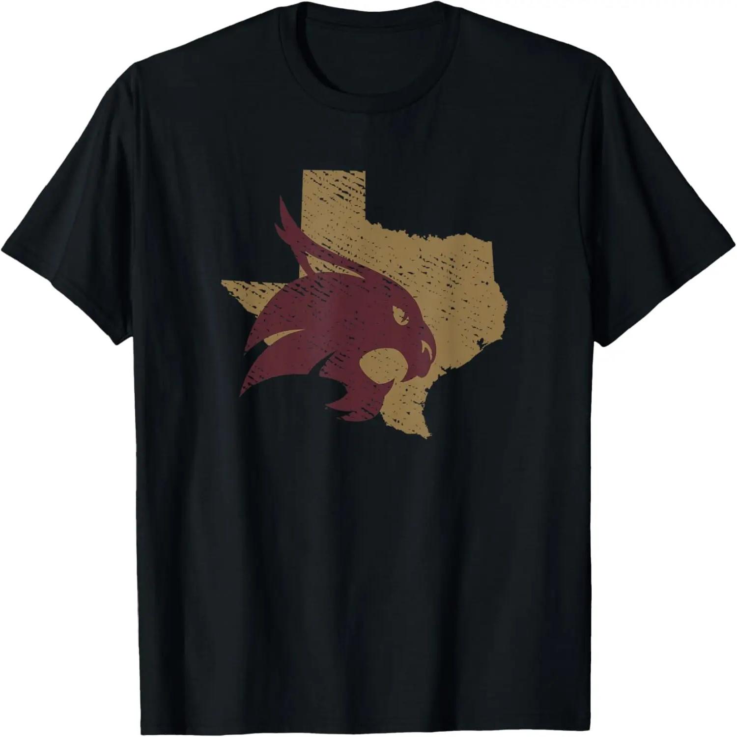 Texas State University Bobcats State Shape T-Shirt S