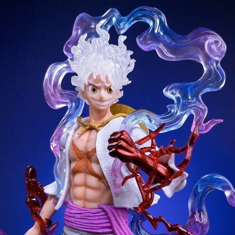One Piece Luffy Nika Fruit Awakening Fifth Gear God of the Sun Standing Pose Figure Ornament Model