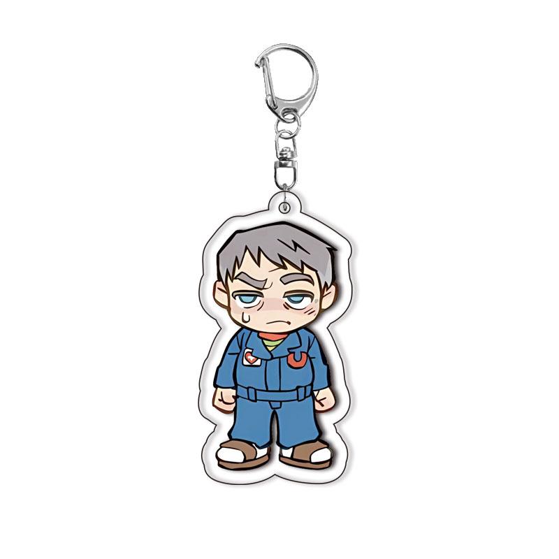 

Game Mouthwashing Chibi Keychains Ring For Curly Jimmy Swansea Anya Bag Cartoon Pendant Keyring 6 cm