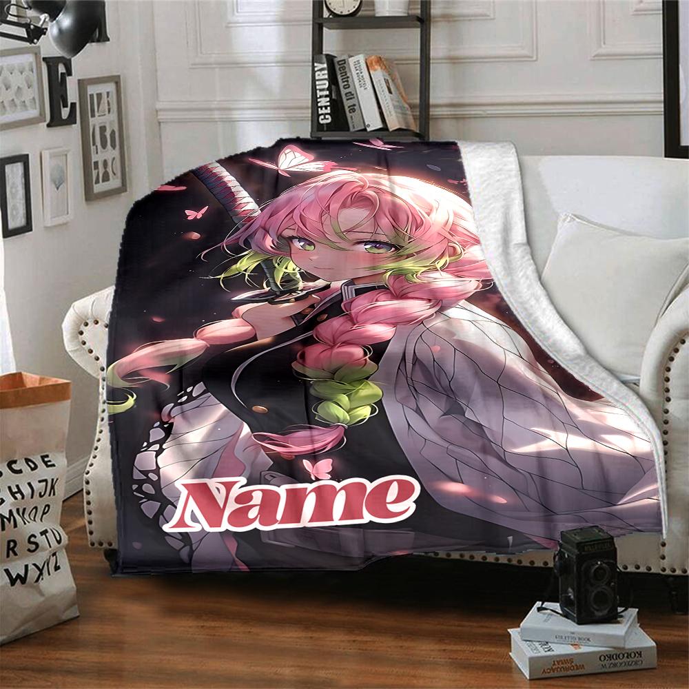 Custom Name Owl Warrior'S Might Party Blanket For Couch Bed Plush Cozy Fuzzy Blanket Super Soft Warm Blankets For Fall And Winter 0916302