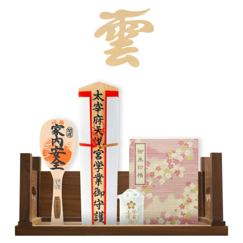 Tonbobo Shinto Shrine and Amulet Holder [Shinto Shrine and Cloud Board Set] Zuiiki Shoun Shinto Shrine, Wall-Mounted or Freestanding, Shrine or Temple
