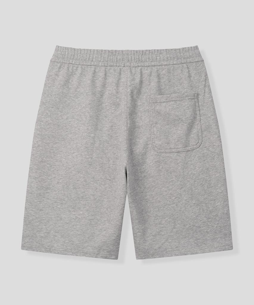 BLACK MOMENT Basic Elastic Waist Half Pants [Light Gray]