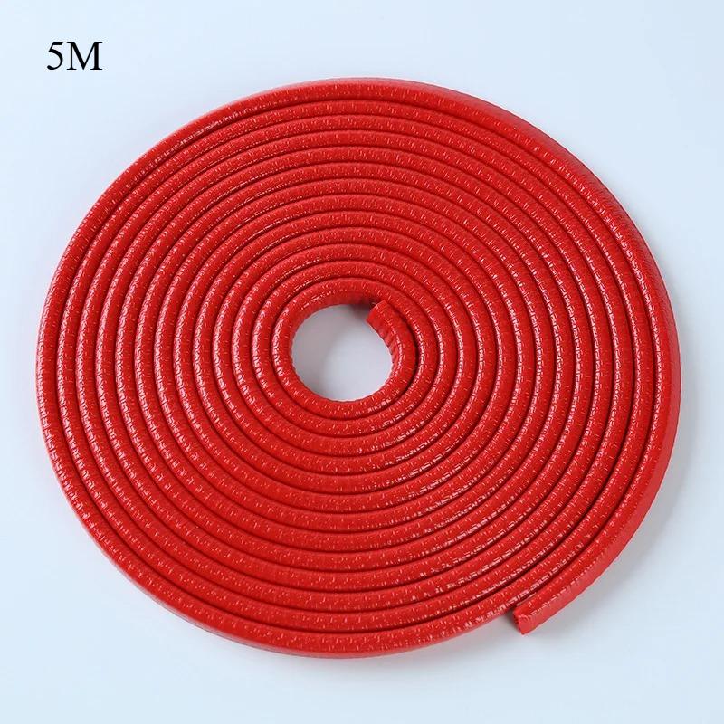2/5M Car Door Anti Collision Strip with Steel Disc Bumper Trim Edge Scratch Protector Strip Sealing Guard Styling Car Decor