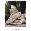 Men Tactical Boots Waterproof Combat Training Shoes with Straps Outdoor Hiking Breathable Multifunctional Winter Footwear