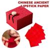 Traditional Lip Gloss Paper Red Velvet Lipsticks Paper Ancient Chinese Lipstick Paper  Wedding