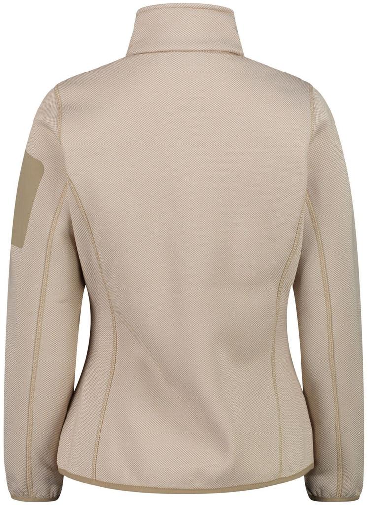 Куртка CMP Woman Fleece Jacket (3H14746) Knitted Melange Fleece Jacke 3H14746-09 gesso sesamo