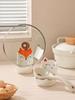 Countertop Pot Lid Rack Soup Spoon Rack Ceramic Household Multi-functional Storage Shelf Hot Pot Male Spoon Water Draining Rack