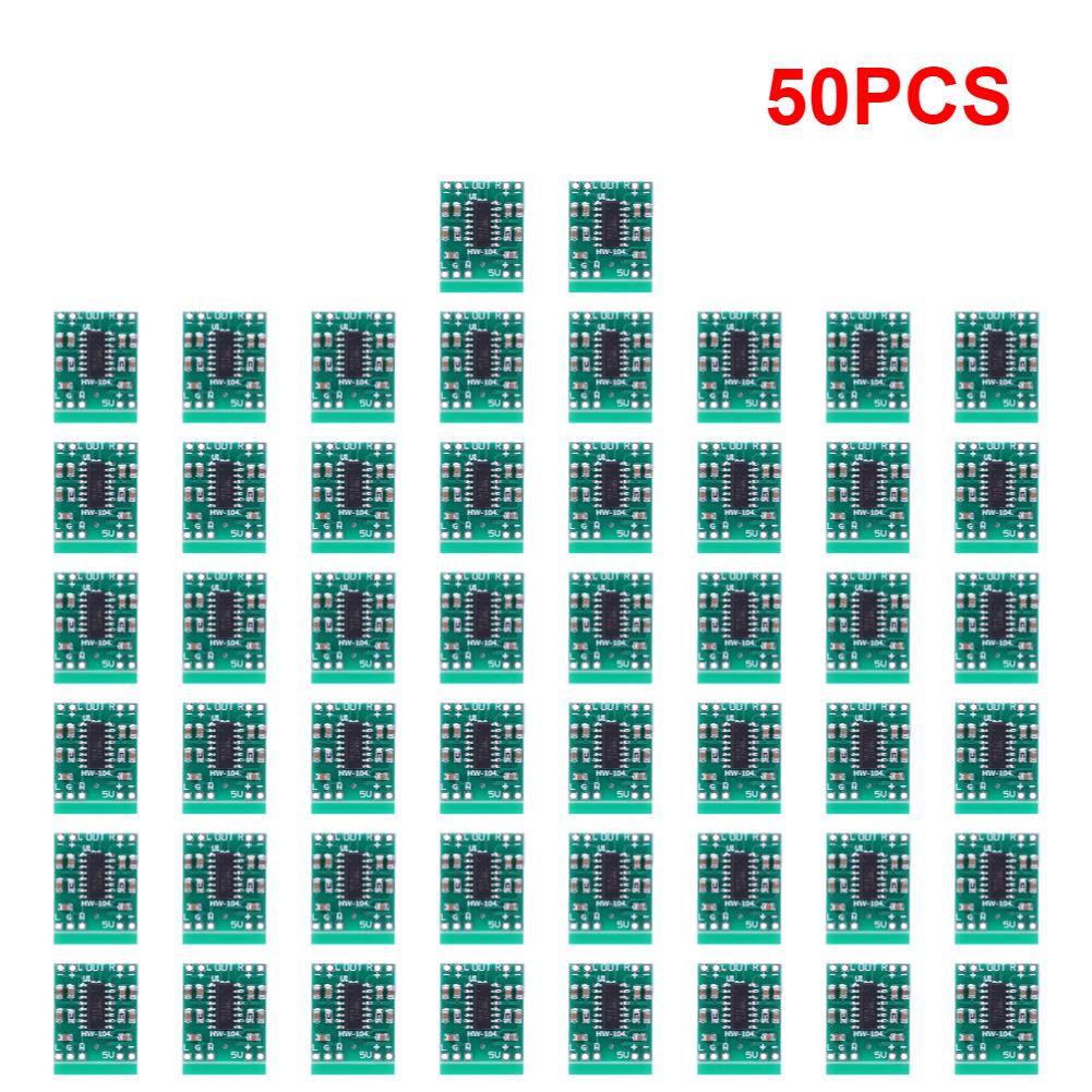 50-1PCS PAM8403 Audio Speaker Sound Amplifier Board Module DC2.5-5.5V 2*3W Mini Power Amplifier Board for Class D Stereo AudioGood product