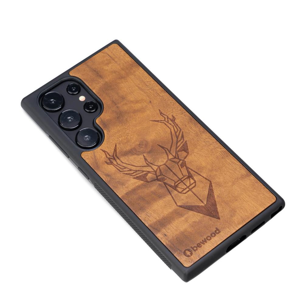 Bewood Wooden Case for Samsung Galaxy S25 Ultra Deer Imbuia