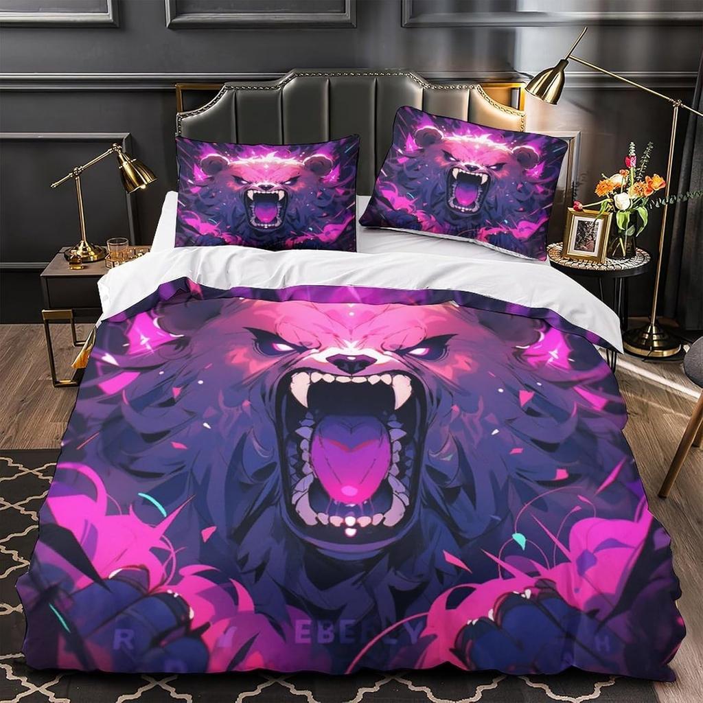 3D Printed Premium Oil Painting Dolphin Duvet Bedding Set, Children's Adult Bedding Set, Zipper with Pillowcase Bed Set, Double