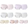 Labby Girls' 7-Pack Pure Cotton Antibacterial Briefs