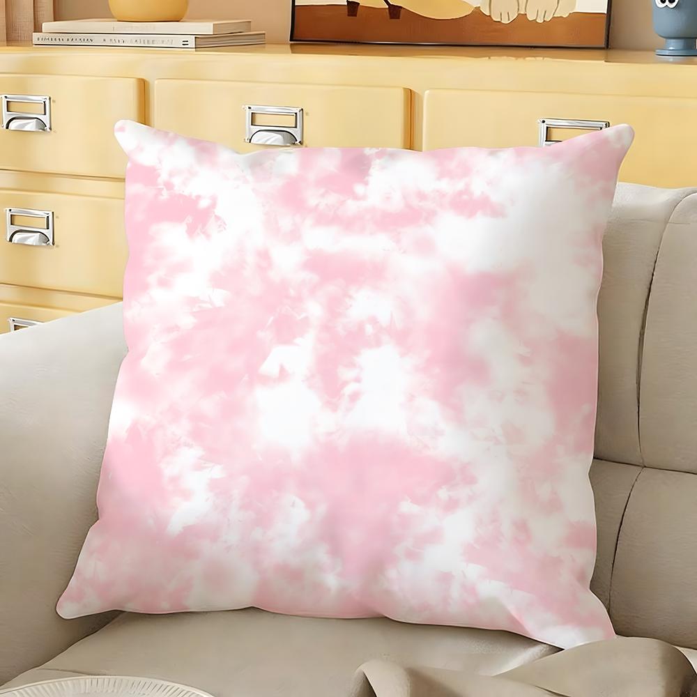 Gradient Tiedye Cushion Cover Soft Durable Reversible Pillow Cover Home Car MultiScene Daily Comfort Pillowcase