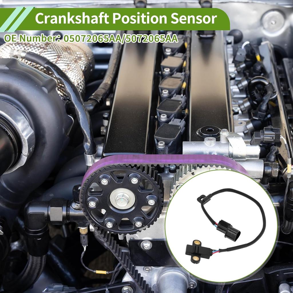 1 Pc No.05072065AA Crankshaft Position Sensor for Hyundai Atos Atos Prime Santro Visto 1.0L 1.1L 2000-2011