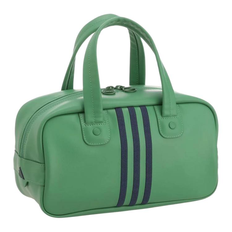 Adidas Polyurethane Handbag Small Size Unisex Green Adidas IS6276
