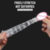 Delay Ejaculation Elastic Crystal Penis Ring Male Reusable Condoms Testis Bondage Cock Extender Sleeve Sex Toys for Men