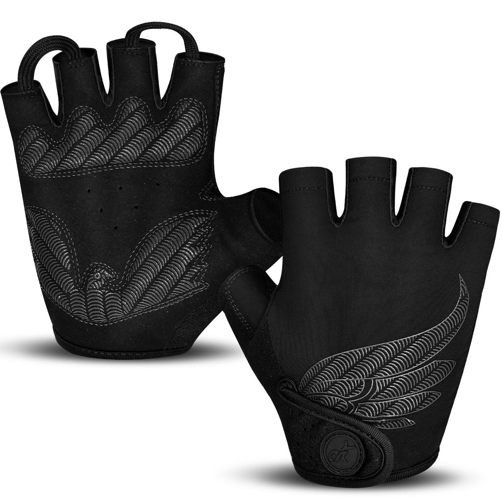 Guanti da Ciclismo Estivi Imbottiti 5mm Guanti da Mountain Bike Traspiranti Guanti da Ciclismo Mountain Road Ciclismo Guanti da Ciclismo Uomo Donna