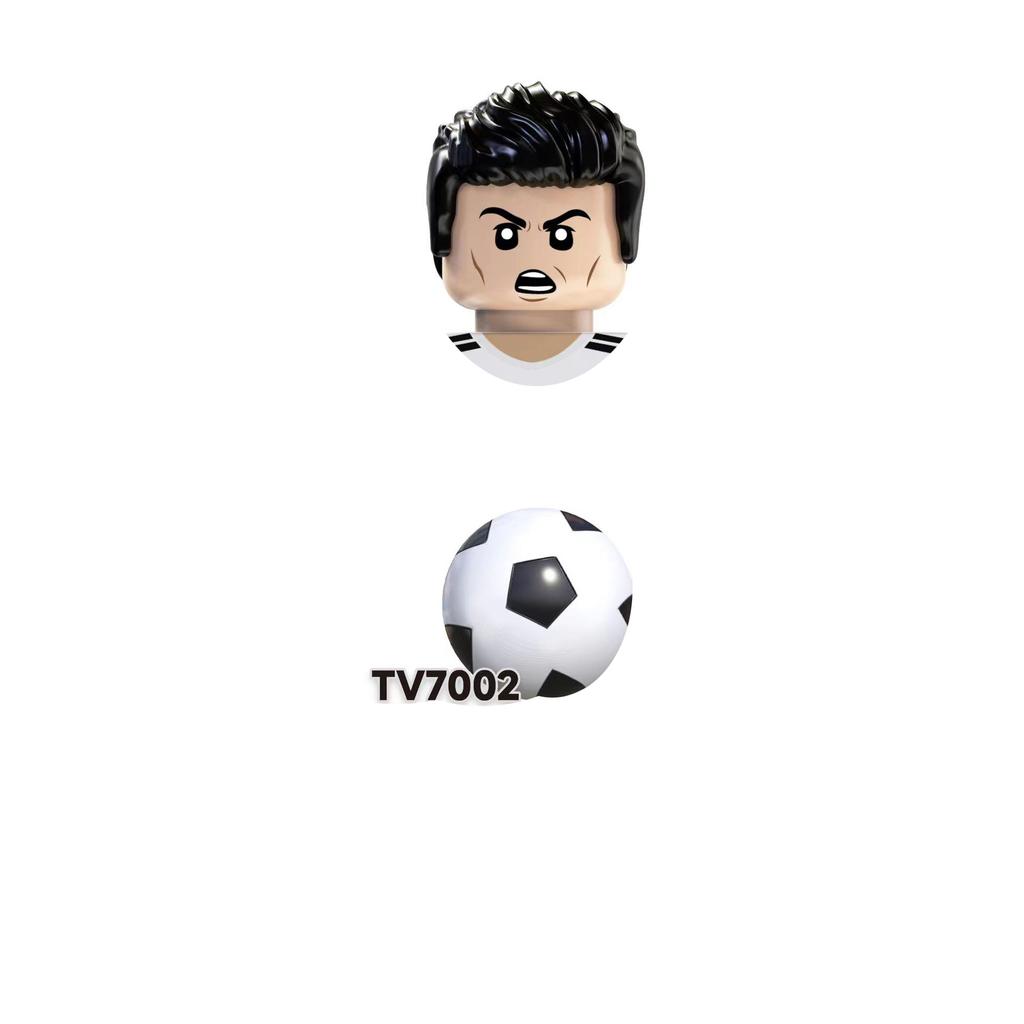 TV6506 TV6507 Action Toy Figures Football Players Assemble Bricks Building Blocks Gifts For Children Kids Small Dolls
