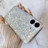 Starry Glitter Sequins Bling Silicone Case For iPhone 16 15 14 13 12 11 Pro X XS XR Max 8 7 6 Plus SE Bumper Transparent Cover