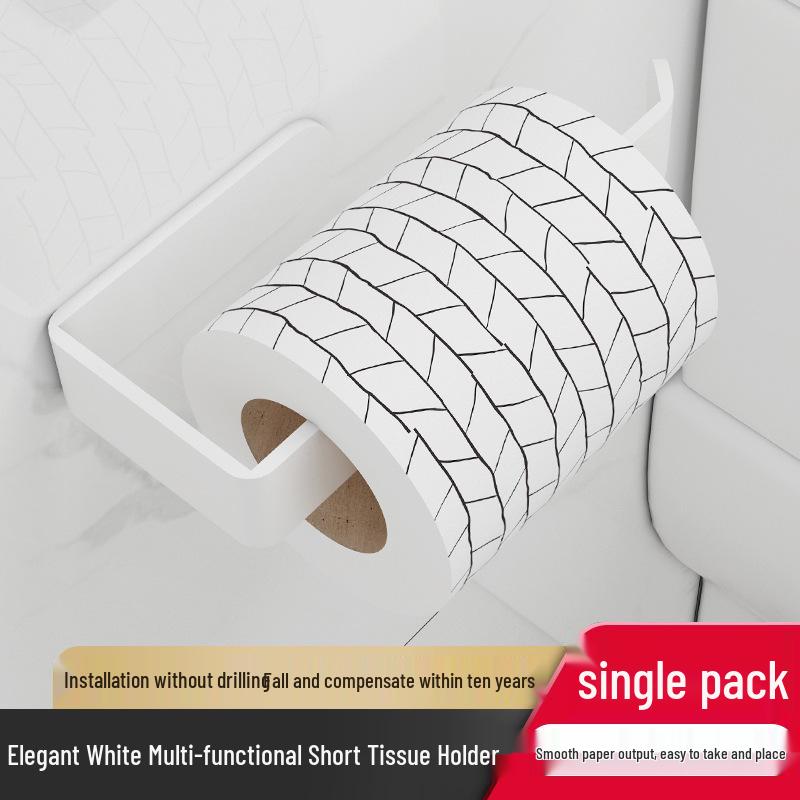 European-Style Bathroom Towel Rack & Storage Shelf - Multi-functional and Simple Design