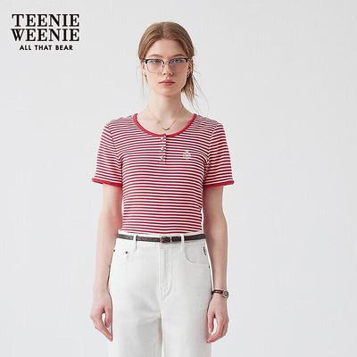Bear Women's 2025 Summer Striped T-Shirt